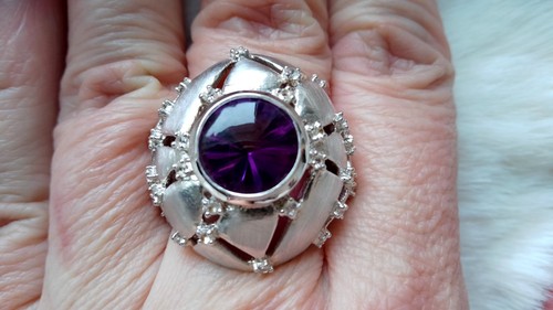Juwelo amethyst ring mit - amethyst,