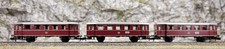 Trix 13720  Minitrix Wagenset DB Epoche III: , 3 Stück VB 140 rot OVP  Top!
