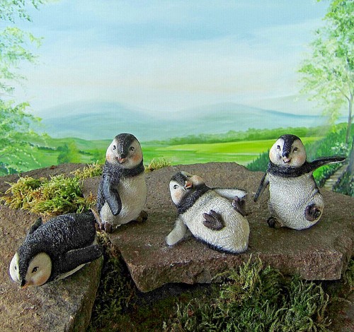 Lustige pinguine deko figur - deko,