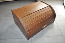 Rollbrotkasten Brotkasten Brotbeutel Buchenholz   L: 40 x  H: 18,5 x   T: 28 cm