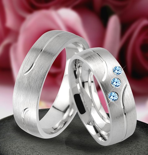 Silber hochzeitsringe - 2,