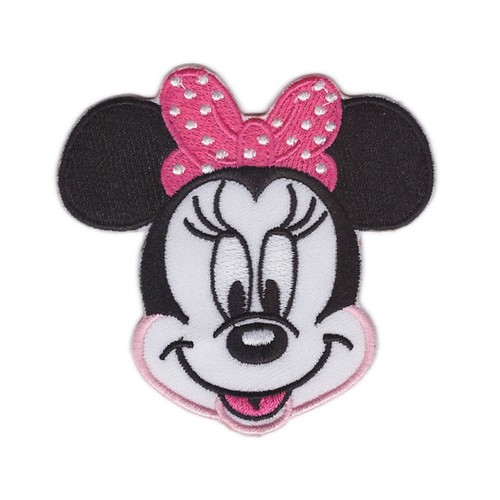 Minnie mouse gesicht - gesicht, bestickt