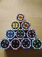 100 Poker European Chips