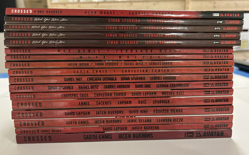 Crossed lot vols 1 2 - 17, tp