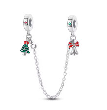 925 Silber Charms Armband Geschenk Damen Winter Weihnachten Schnee Engel Frau