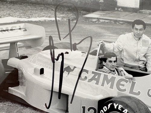 Ayrton senna signed autogramm - signed,