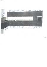  einbauküche mit elektrogeräten Modell Nobilia, schiefergrau, 