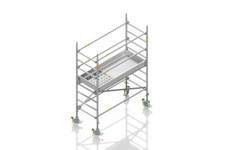 ALU Rollgerüst AH 3,2 m Fahrgerüst Alugerüst Rollrüstung kostenlose Lieferung