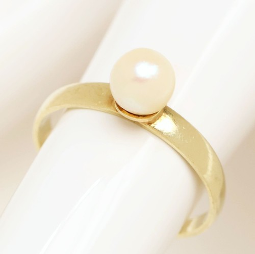 Perlenring karat 585 - 585, gold
