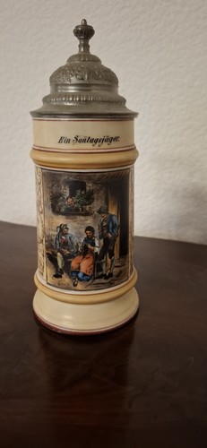 Antiker bierkrug mit - bierkrug,