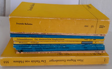 Konvolut  TB Reclam Lektüreschlüssel, Erläuterungen, Arbeitstexte, Balladen,