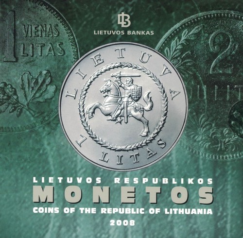 Litauen kms kursmünzensatz - litauen,