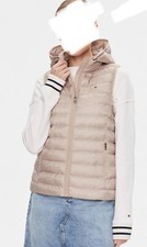 TOMMY HILFIGER Steppweste S 36 Steppjacke Jacke Parka Z* WESTE BEIGE Guess Neu