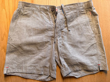 Orlebar Brown Leinenmix Shorts, grau, Gr. 32
