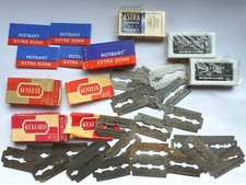 Rasierklingen Konvolut Rotbart Wilkinson Astra Rekord 1970/80er Jahre Konvolut