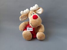 Tchibo Elch rote Nase & Schal TCM Winter Schlenker Stofftier Plüschtier (T228)