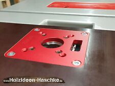Frästischplatte Einlegeplatte für Bosch GTS 18V-216 Makita Katsu Oberfräse