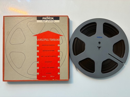 Revox tonbandspule open - tonbandspule,
