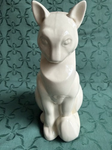 Porzellan katze art deco - porzellan,