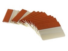 10x Soft Rakel mit Wildleder