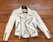 Hein Gericke Lederjacke Weiß