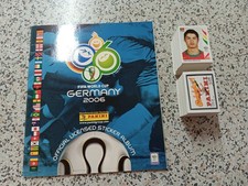 Panini WM 2006 Komplettsatz, 597 ungeklebte Sticker mit Leeralbum