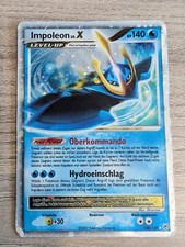Pokemon Karte - Impoleon - Lv.X - Nr. 120/130 - Holo - Rare - Deutsch - Bespielt