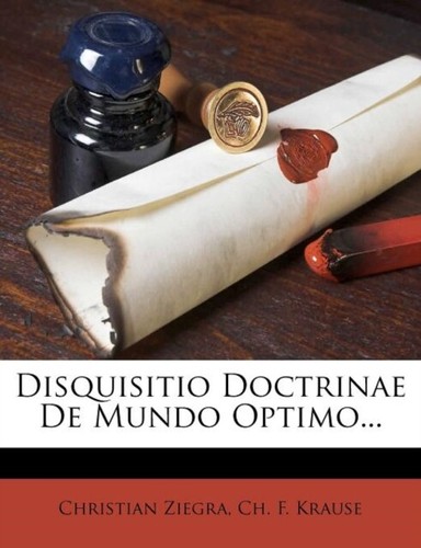 Ziegra disquisitio doctrinae - disquisitio,