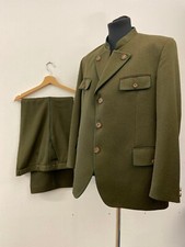 Herren Vintage Loden Grün