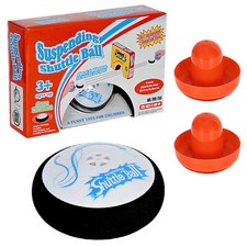 Air-Hockey-Pucks, Mini-elektrisches schwimmendes Hockey mit 2 Air-Hockey-Stürme