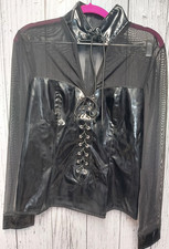 Damen Shirt Lack / Mesh /