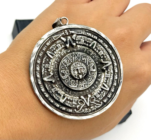 Großer 925 silber anhänger - großer,