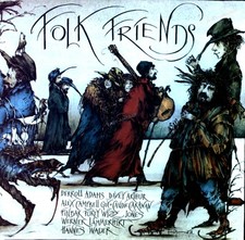 Various - Folk Friends 2LP (VG+/VG) .
