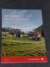 LINDNER LINTRAC Traktoren, UNITRAC Modellübersicht Prospekt 09/2025 ( 25603 )