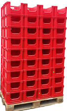 Schäfer Lagerbox EF 4220 F1 Eurobox 300x400x220 mm Kunststoffkiste Eurokiste rot