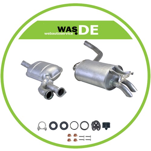 Auspuff mercedes 190 w201 - auspuff, 2.0