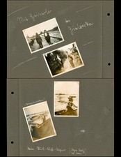 4 FOTOS WARSCHAU WARSZAWA ZIELONKA WW2 WK2 - Panzerschlitten Tank Sled - AL01