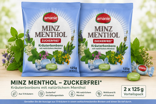 125g amanie minz menthol - 2x,
