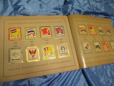Staatswappen und Flaggen , Olympiade 1936 , Antik  Sammelbilderalbum , Rarität