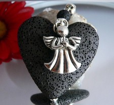 Wechsel Anhänger Taschenbaumler Herz Lava Schutzengel Engel Glücksbringer  473i