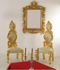 Luxury Edel Massivholz Mahagoni Barockstil Gold Weis EKP 700€ per Stück