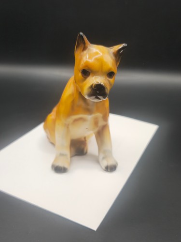 Boxer welpe figur - welpe, keramik