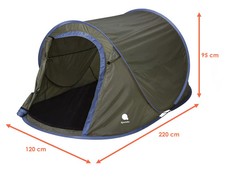 Pop Up Wurf Zelt 2 Personen