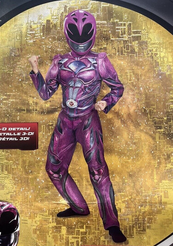 Pink power ranger karneval - pink,