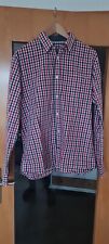 Herren-Freizeithemd Tom Tailor blau/weiß/rot kariert Gr. XL