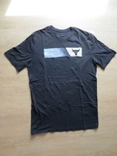 Under Armour Project Rock loose Shirt Herren schwarz Gr. MD Training 