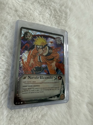 Naruto uzumaki tcg - 025, karte