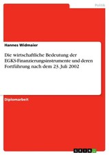 Hannes Widmaier | Die wirtschaftliche Bedeutung der...