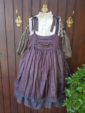 EWA I WALLA  TRÄGERROCK / TRÄGERKLEID 22665 AW12 SEIDE FARBE :MOLE GR : XL(L/XL)