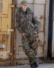 US Jacke Nässeschutz Trilaminat woodland, Nässeschutz, SWAT           -NEU-